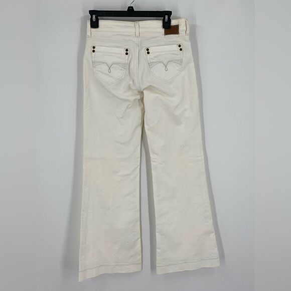 Mavi Jeans Women’s White Flared Jeans size 27 - Picture 3 of 5